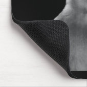 Lustiger denkender Affe Meme neugieriger Affe Brai Mousepad (Ecke)