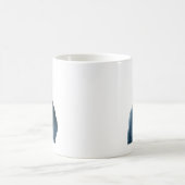 Lustiger Denkender Affe Meme Sarkastische Kunst Kaffeetasse (Mittel)