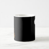 Lustiger denkender Affe Meme Sechs Sieben 6 7 Meme Kaffeetasse (Mittel)
