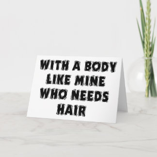 Lustiger der Vatertags-kahler Mann Karte