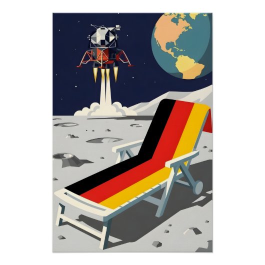 Lustiger Deutscher Poster (Vorderseite)