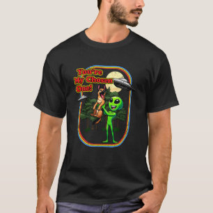 Lustiger Deutscher Schäferhund Alien Du bist der A T-Shirt