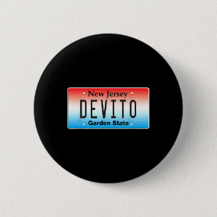 Lustiger Devito New Jersey Italienisch Amerikanisc Button