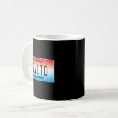 Lustiger Devito New Jersey Italienisch Amerikanisc Kaffeetasse (Vorderseite Links)