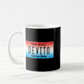Lustiger Devito New Jersey Italienisch Amerikanisc Kaffeetasse (Links)