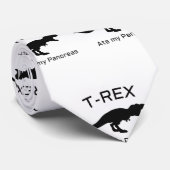 Lustiger Diabetes T-rex aß mein Pankreas Krawatte (Gerollt)