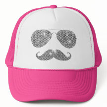 Lustiger Diamant-Schnurrbart mit Brille