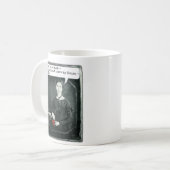 Lustiger Dichter-Emily Dickinson-Valentinstag Kaffeetasse (Vorderseite Links)