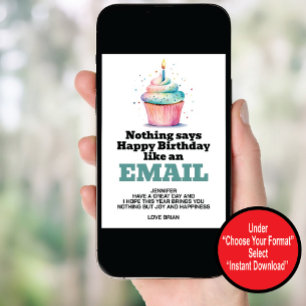 Lustiger digitaler Download zum Geburtstag Einladung