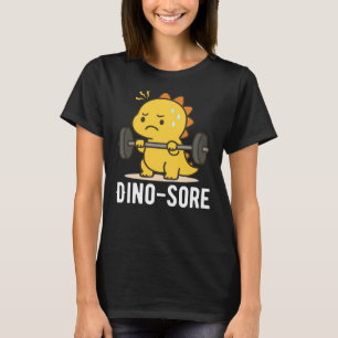 Lustiger Dino-Sore-Dinosaur-Gym-T-Shirt T-Shirt