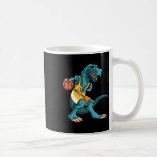 Lustiger Dino spielt Sketll T-Rex Liebhaber Spiele Kaffeetasse