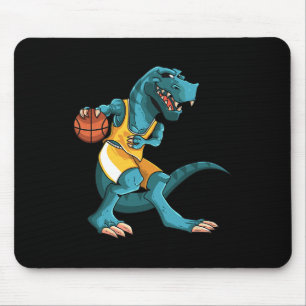 Lustiger Dino spielt Sketll T-Rex Liebhaber Spiele Mousepad