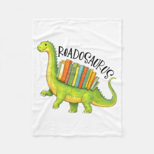 Lustiger Dinosaurier-Buchliebhaber Bücherwurm lies Fleecedecke