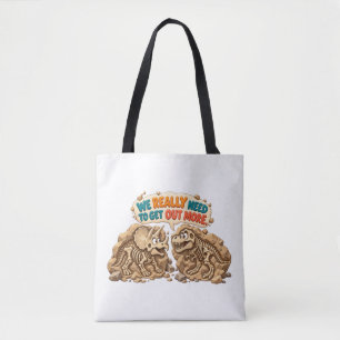 Lustiger Dinosaurier-Fossil-Humor Tasche