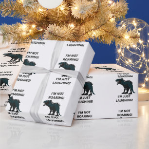 Lustiger Dinosaurier Geschenkpapier