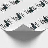 Lustiger Dinosaurier Geschenkpapier (Ecke)