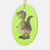 Lustiger Dinosaurier Keramik Ornament (Links)