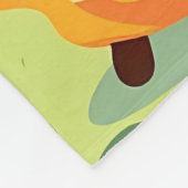 Lustiger Dinosaurier-Koch Fleecedecke (Ecke)