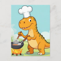 Lustiger Dinosaurier-Koch