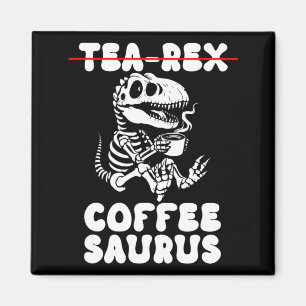 Lustiger Dinosaurier-Skelett-Kostüm Goth Tea-Rex Magnet