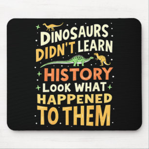 Lustiger Dinosaurier Sozialkunde Lehrer Schüler Ki Mousepad