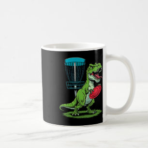 Lustiger Dinosaurier T-Rex Disc-Golf-Spieler Sket  Kaffeetasse