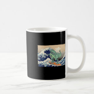 Lustiger Dinosaurier, T Rex Surfen, Dinosaurier Ku Kaffeetasse