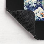 Lustiger Dinosaurier, T Rex Surfen, Dinosaurier Ku Mousepad (Ecke)