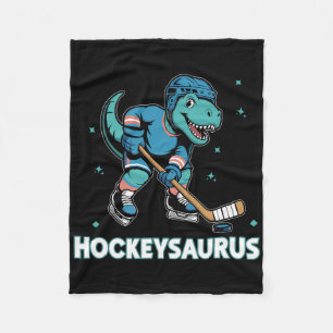 Lustiger Dinosaurier Trex Hockey Kinder Hocke Hock Fleecedecke