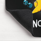 Lustiger Dinosaurier-Workout-Fitnessstudio Krafttr Mousepad (Ecke)