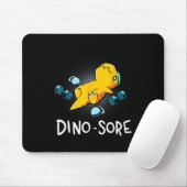 Lustiger Dinosaurier-Workout-Fitnessstudio Krafttr Mousepad (Mit Mouse)
