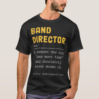 Lustiger Dirigent der Marschkapelle Dankbarkeit T-Shirt