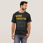 Lustiger Dirigent der Marschkapelle Dankbarkeit T-Shirt (Vorne ganz)