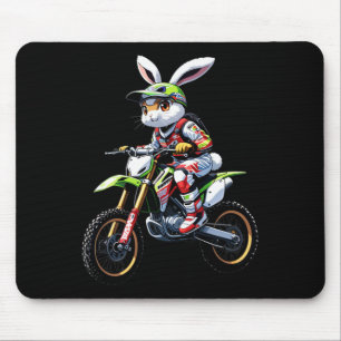 Lustiger Dirt-Bike-Spieler Bunny-Bike-Liebhaber Mousepad