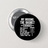 Lustiger Disc-Golf-Baum-Magnet _1 Button (Vorne & Hinten)