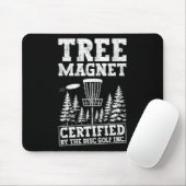 Lustiger Disc-Golf-Baum-Magnet  Mousepad (Mit Mouse)