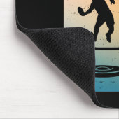 Lustiger Disc-Golf-Spieler Cool Flying Disk Sports Mousepad (Ecke)