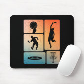 Lustiger Disc-Golf-Spieler Cool Flying Disk Sports Mousepad (Mit Mouse)