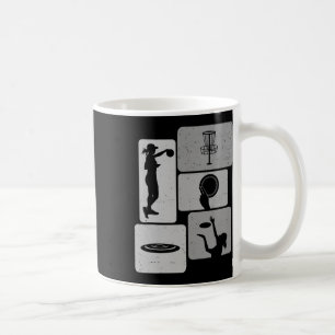 Lustiger Disc-Golf-Spieler Cooler Flying Disk Spor Kaffeetasse