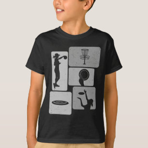 Lustiger Disc-Golf-Spieler Cooler Flying Disk Spor T-Shirt