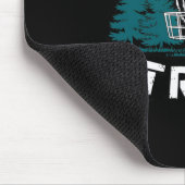 Lustiger Disc-Golf-Spieler Dummer Baum Disc Golf _ Mousepad (Ecke)