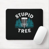 Lustiger Disc-Golf-Spieler Dummer Baum Disc Golf _ Mousepad (Mit Mouse)