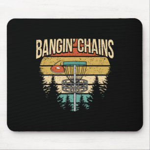 Lustiger Disc-Golf-Spieler-Spruch Ich schlage Kett Mousepad