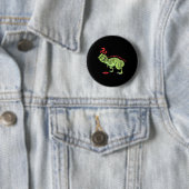 Lustiger Disc Golf T Rex Kinder Button (Beispiel)