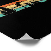 Lustiger Disc-Golf-Vater Bester Vater Nach Par Vin Poster (Ecke)