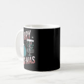 Lustiger Disc-Golf-Weihnachten Männer Frauen Disc- Kaffeetasse (Vorderseite Links)