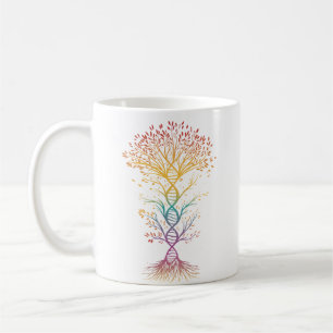 Lustiger Dna-Shirt Baum Des Lebens Genetik Biologi Kaffeetasse