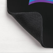Lustiger Dobermann-Hund Geist Herbst Blätter Danke Mousepad (Ecke)