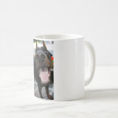 Lustiger Dobermann Kaffeetasse (VorderseiteRechts)