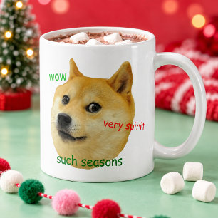 Lustiger Doge-Meme Shiba Inu Feiertag Solche Jahre Kaffeetasse